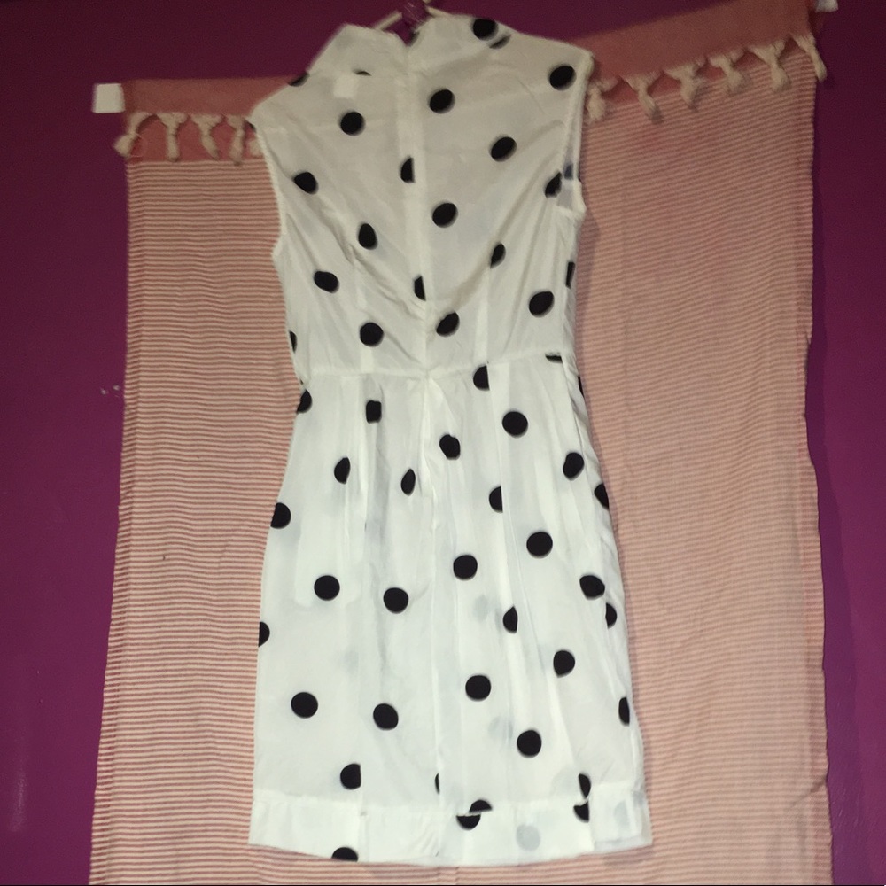 White & Black Polka Dot Midi !!